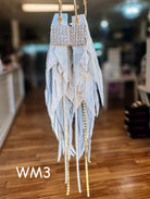 Jak Sprat White Monochromatic Collection: Mega Mic Drop Dangles-Jewelry - Earrings-Dear Me Southern Boutique, located in DeRidder, Louisiana
