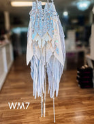 Jak Sprat White Monochromatic Collection: Mega Mic Drop Dangles-Jewelry - Earrings-Dear Me Southern Boutique, located in DeRidder, Louisiana