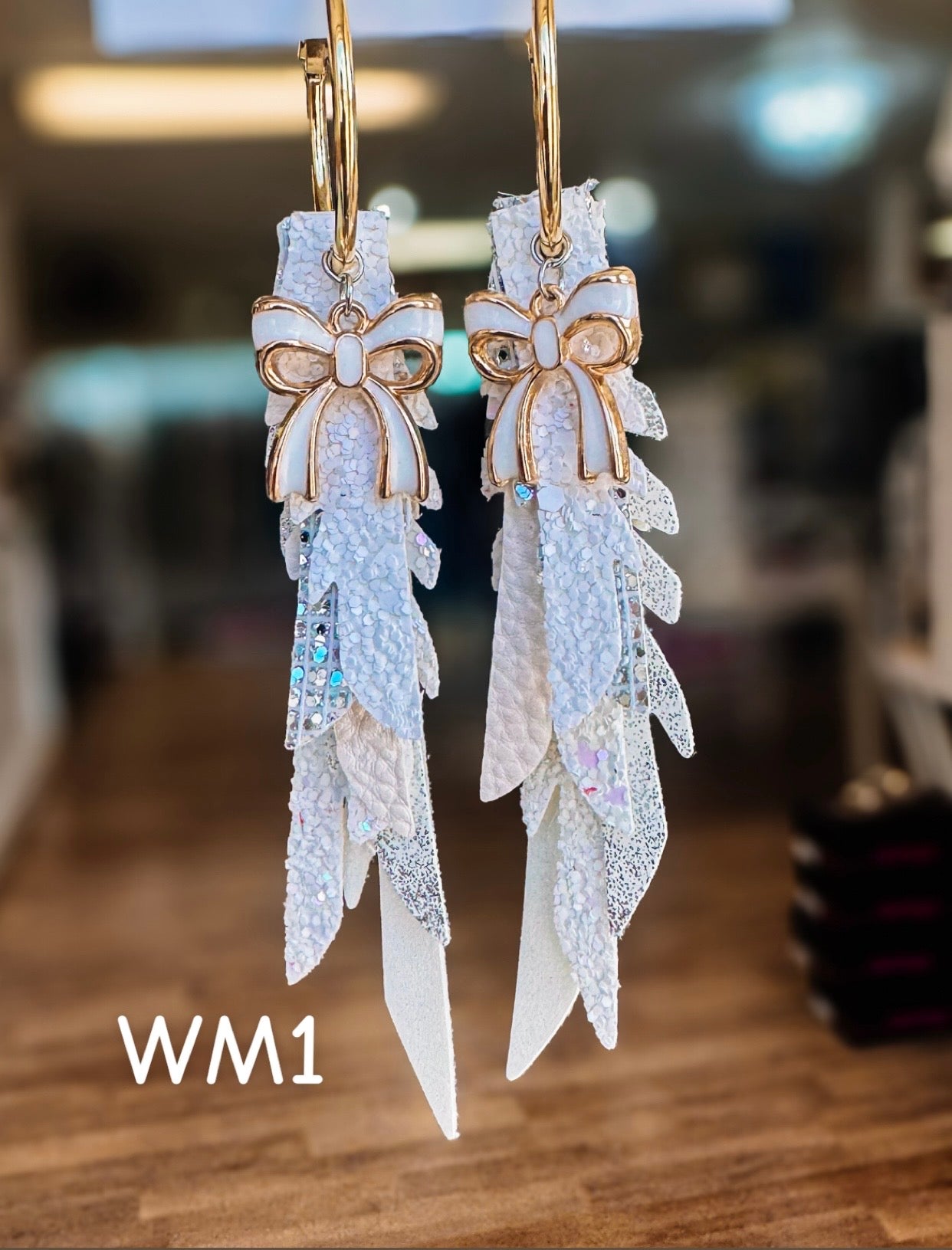 Jak Sprat White Monochromatic Collection: Thinny Thini Minis-Earrings-Dear Me Southern Boutique, located in DeRidder, Louisiana