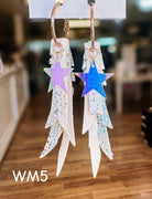 Jak Sprat White Monochromatic Collection: Thinny Thini Minis-Earrings-Dear Me Southern Boutique, located in DeRidder, Louisiana