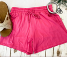 Jamie Shorts - Pink-Shorts-Dear Me Southern Boutique, located in DeRidder, Louisiana