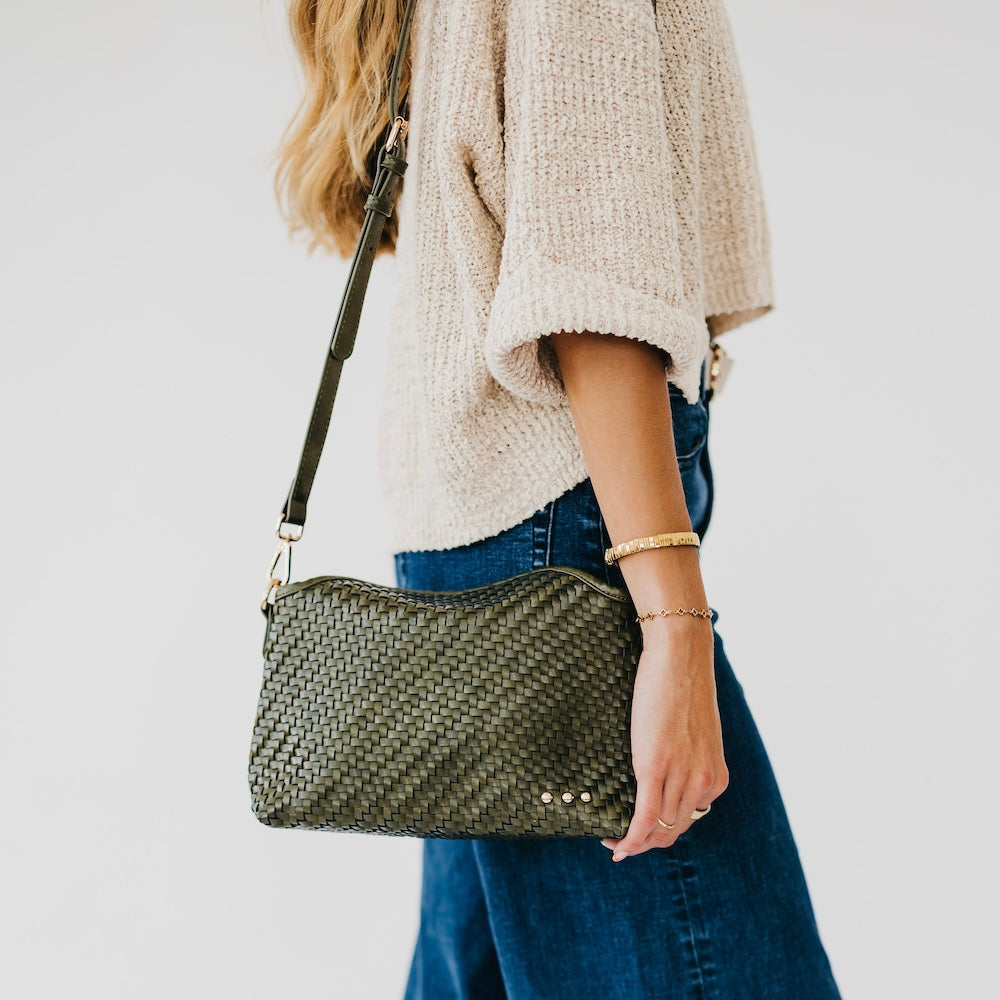 Jamie Woven Crossbody-Presales-Dear Me Southern Boutique, located in DeRidder, Louisiana