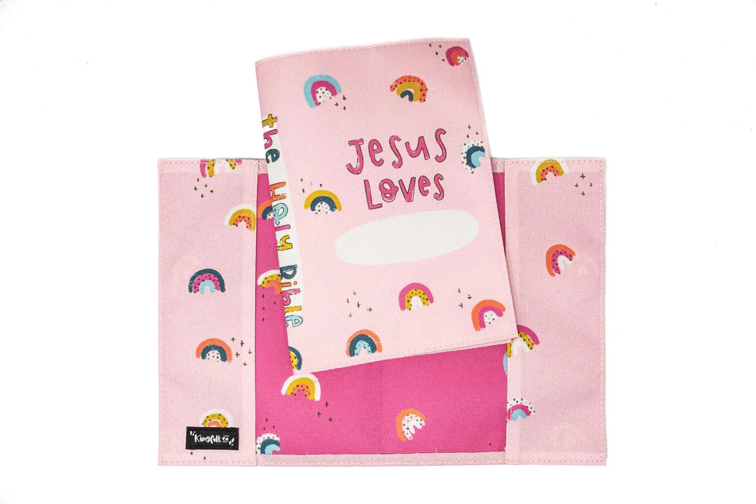 Jesus Loves Me Bible Slipcover-JAG Bible Covers-Dear Me Southern Boutique, located in DeRidder, Louisiana
