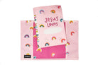 Jesus Loves Me Bible Slipcover-JAG Bible Covers-Dear Me Southern Boutique, located in DeRidder, Louisiana