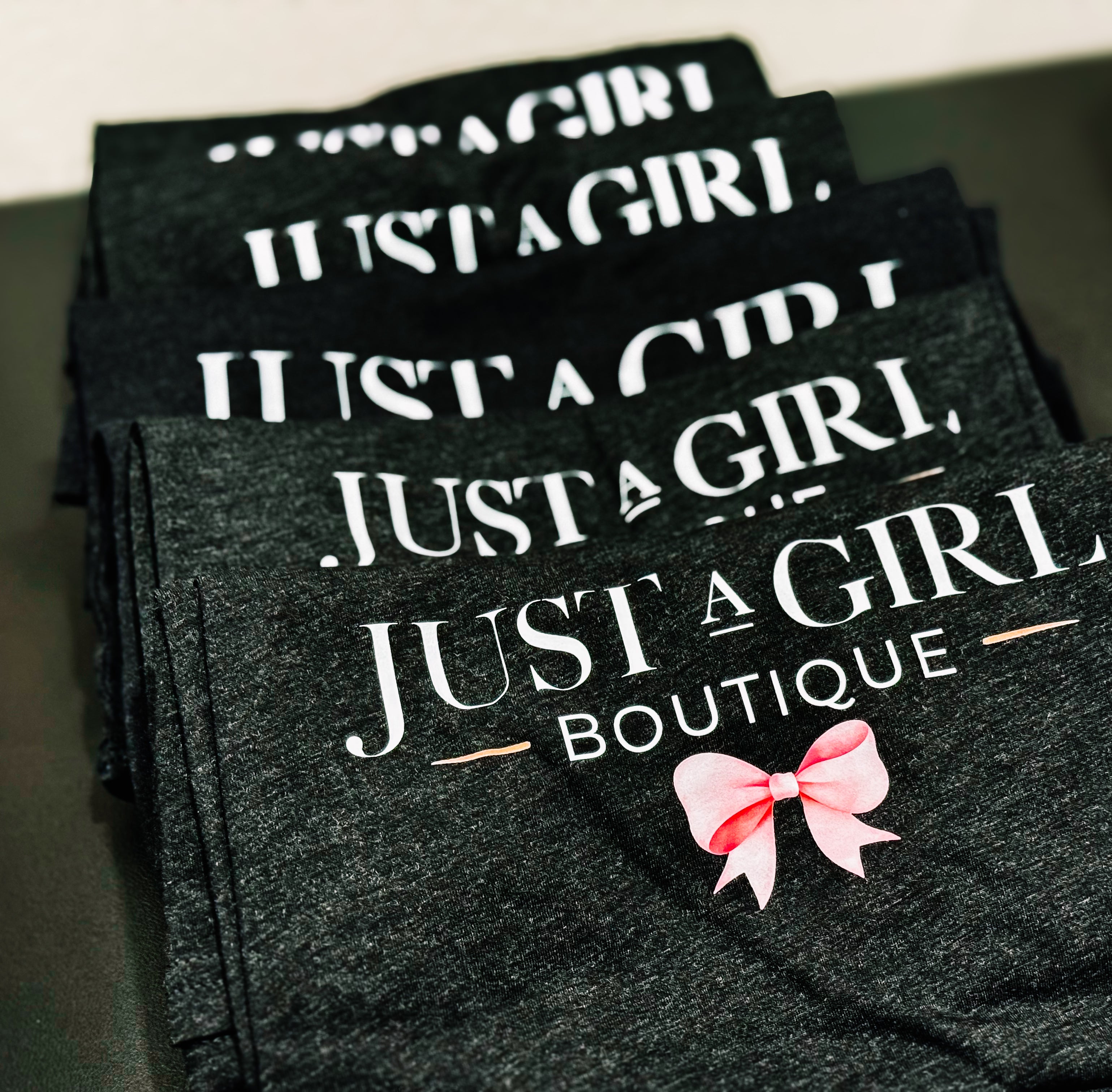 Just A Girl - Merch Tee-JAG Graphic Tops-Dear Me Southern Boutique, located in DeRidder, Louisiana