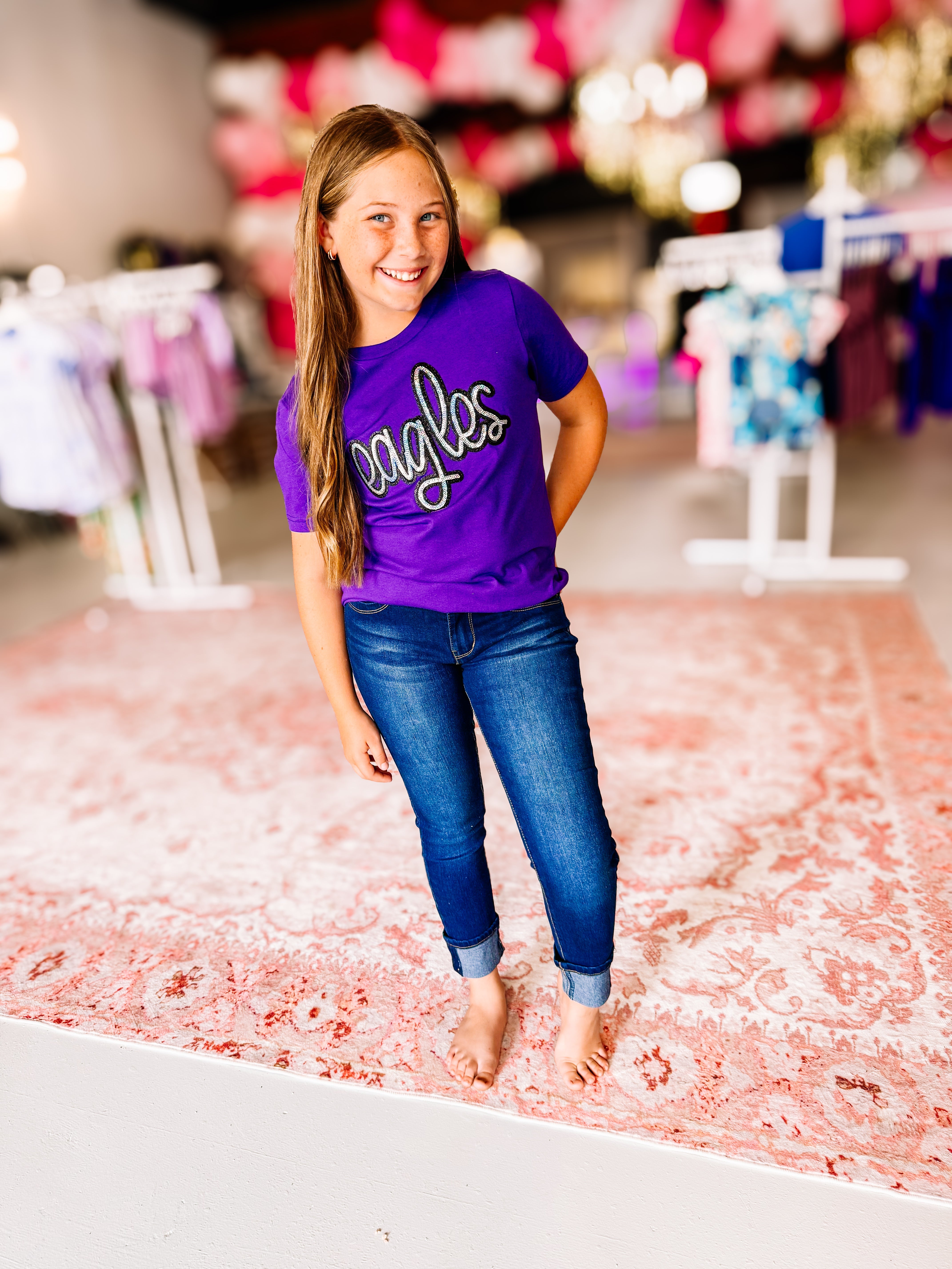Just Roll With It Cuffed Jeans-Kids Clothing-Dear Me Southern Boutique, located in DeRidder, Louisiana