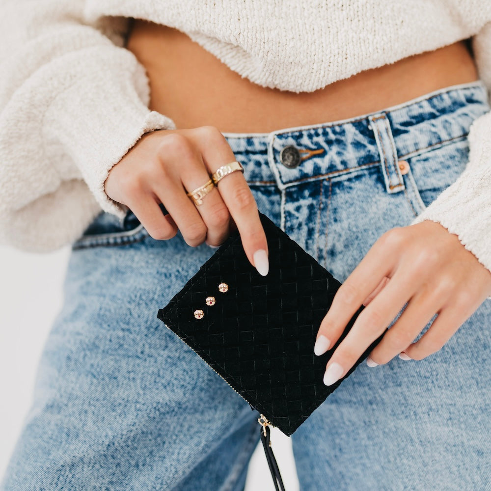 Kat Suede Wallet-Wallet-Dear Me Southern Boutique, located in DeRidder, Louisiana