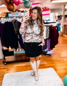 Kate Mesh Top - Wild Horses-Dear Me Southern Boutique, located in DeRidder, Louisiana