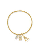 Kendra Scott 2026 GRADUATION STRETCH BRACELET - Gold-Jewelry-Dear Me Southern Boutique, located in DeRidder, Louisiana