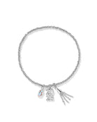 Kendra Scott 2026 GRADUATION STRETCH BRACELET -SILVER-Jewelry-Dear Me Southern Boutique, located in DeRidder, Louisiana