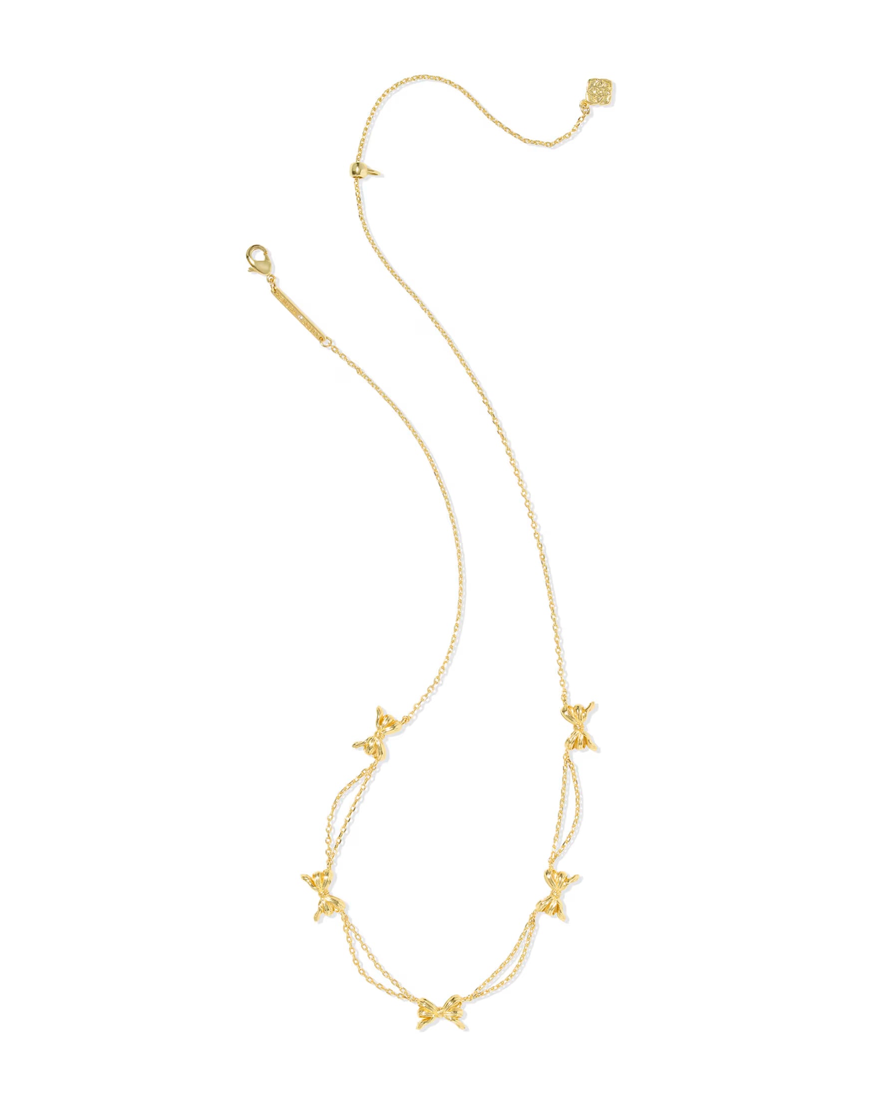 Kendra Scott Bow Strand Necklace - Gold-Jewelry-Dear Me Southern Boutique, located in DeRidder, Louisiana