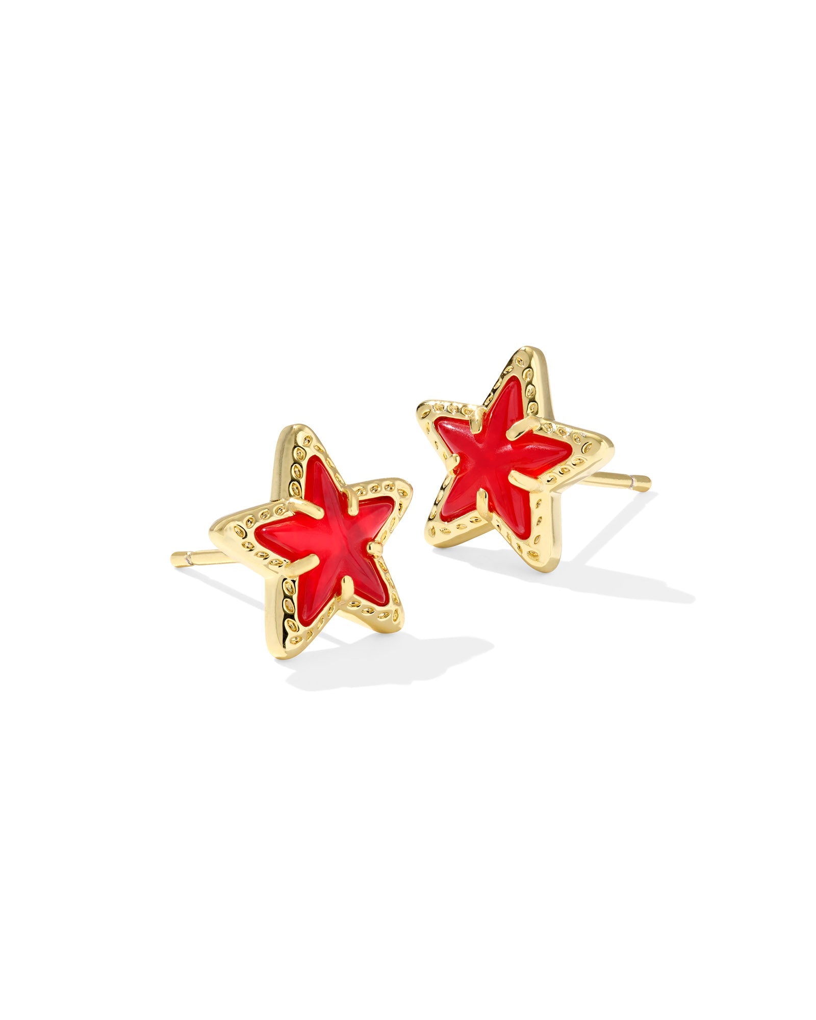 Kendra Scott CASSIDY STUD EARRINGS - Gold - Red Illusion-Jewelry-Dear Me Southern Boutique, located in DeRidder, Louisiana