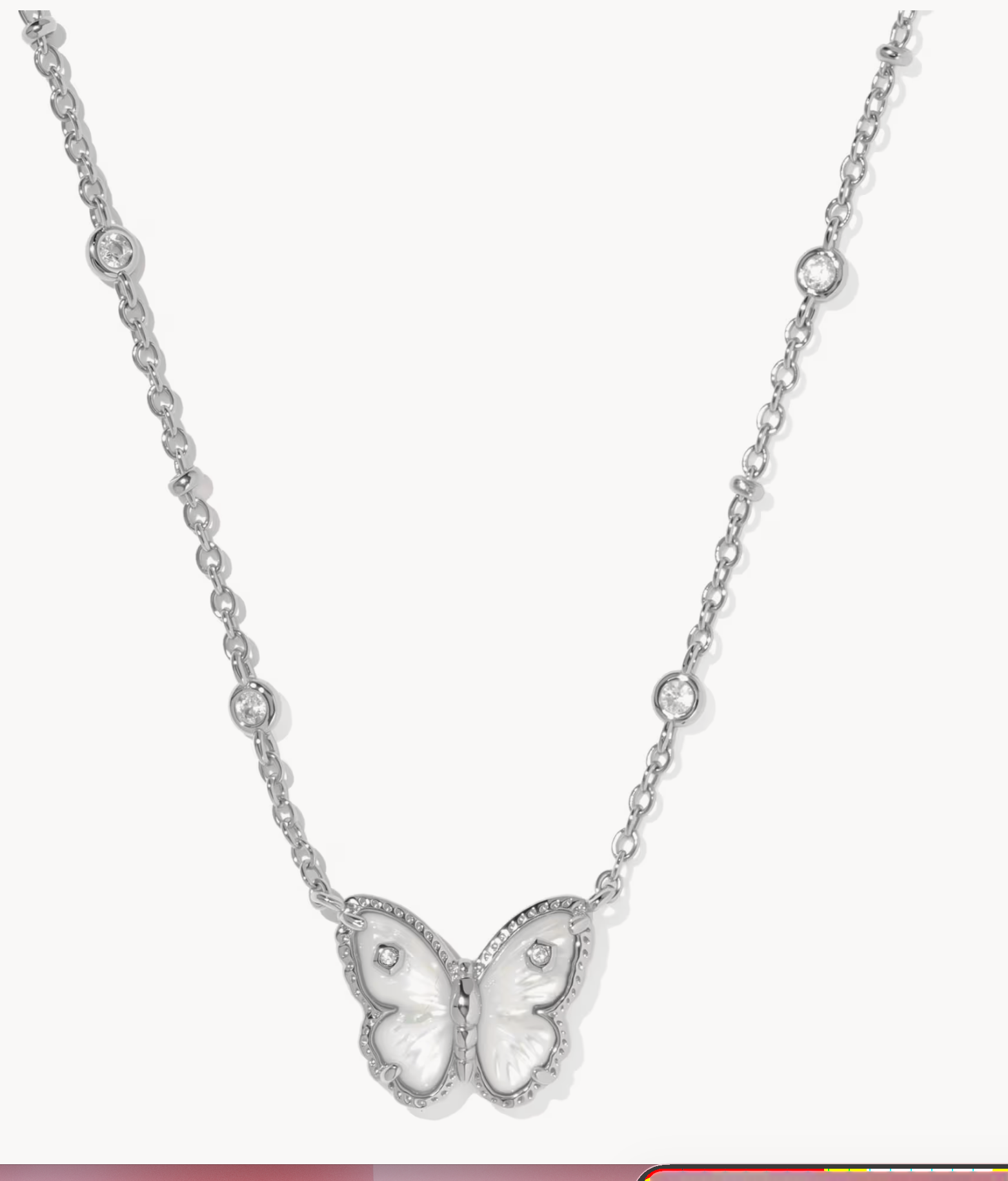 Kendra Scott Cailey Butterfly Pendant-Jewelry - Necklaces-Dear Me Southern Boutique, located in DeRidder, Louisiana