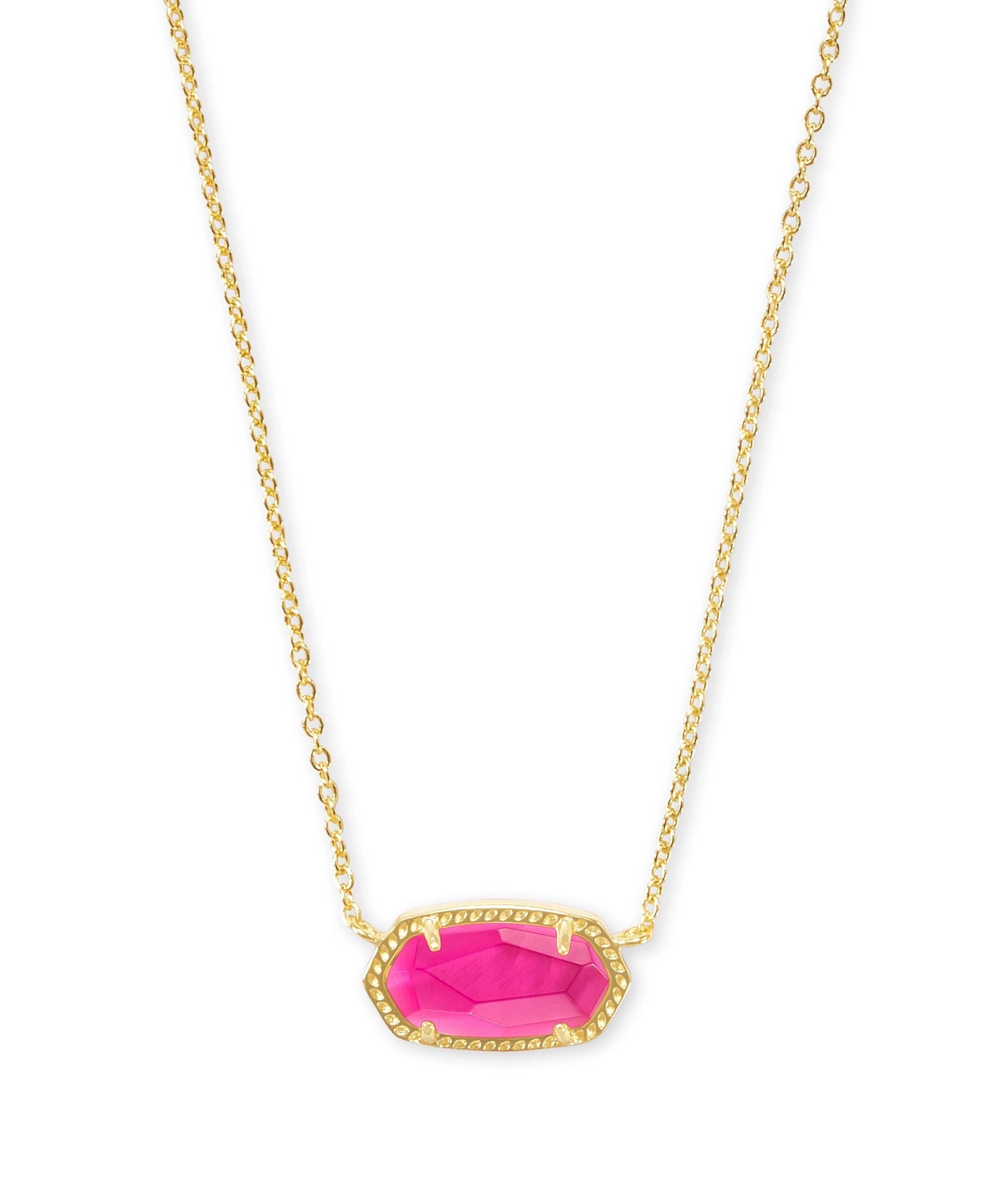 Kendra Scott ELISA SHORT PENDANT NECKLACE GOLD AZALEA ILLUSION-Jewelry-Dear Me Southern Boutique, located in DeRidder, Louisiana