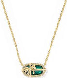 Kendra Scott Elisa Christmas Bow Pendant Necklace-Jewelry-Dear Me Southern Boutique, located in DeRidder, Louisiana