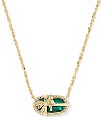 Kendra Scott Elisa Christmas Bow Pendant Necklace-Jewelry-Dear Me Southern Boutique, located in DeRidder, Louisiana