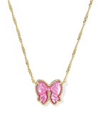 Kendra Scott Haley Rose Violet Bow Necklace-Gold-Jewelry-Dear Me Southern Boutique, located in DeRidder, Louisiana