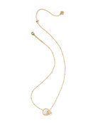 Kendra Scott Ivory Football Helmet Necklace-Gold-Jewelry-Dear Me Southern Boutique, located in DeRidder, Louisiana