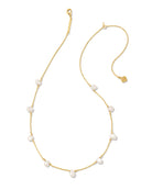 Kendra Scott LEIGHTON PEARL STRAND NECKLACE GOLD WHITE PEARL-Jewelry-Dear Me Southern Boutique, located in DeRidder, Louisiana