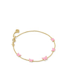 Kendra Scott Lillia Butterfly Enamel Delicate Bracelet Rhod Pink Enamel-Jewelry-Dear Me Southern Boutique, located in DeRidder, Louisiana