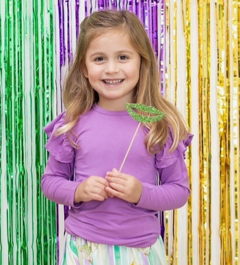 Kids Purple Long Sleeve Tee-Kids-Dear Me Southern Boutique, located in DeRidder, Louisiana