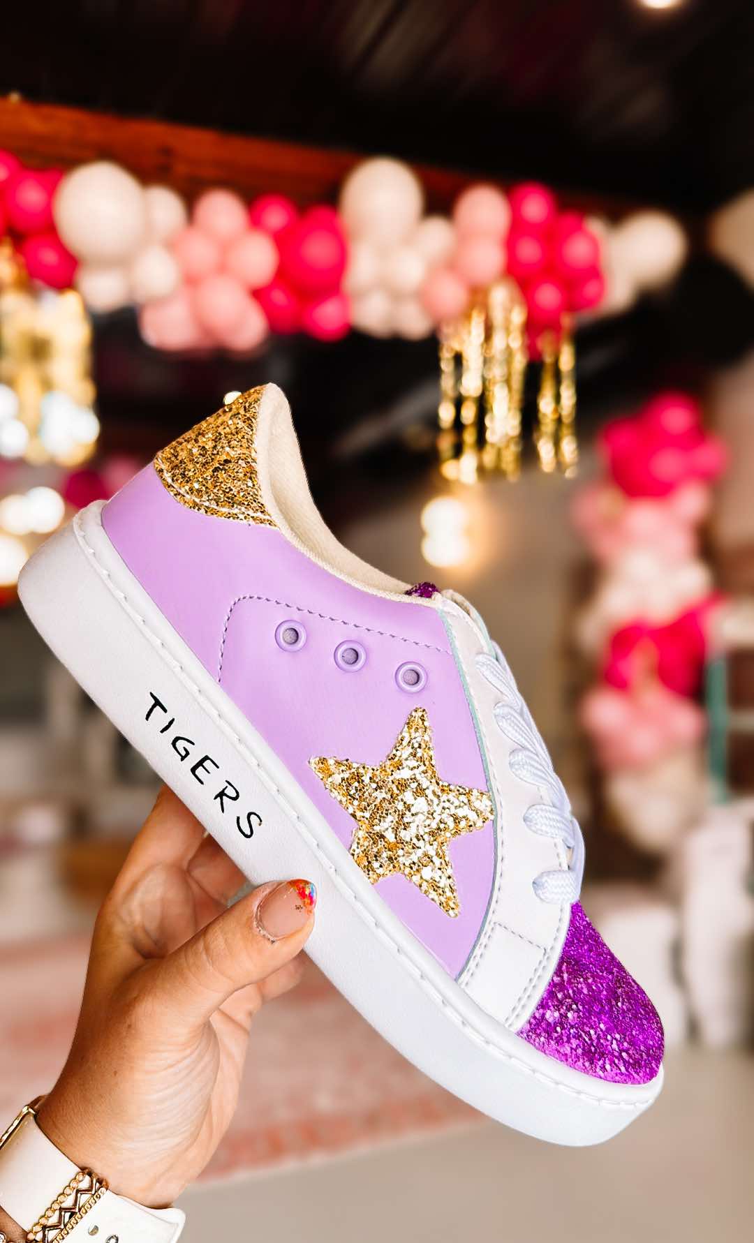 Kids Tigers Sneakers-Kids Clothing-Dear Me Southern Boutique, located in DeRidder, Louisiana