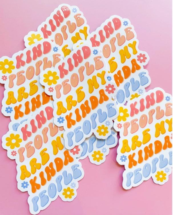 Kind People Sticker-JAG Stickers-Dear Me Southern Boutique, located in DeRidder, Louisiana
