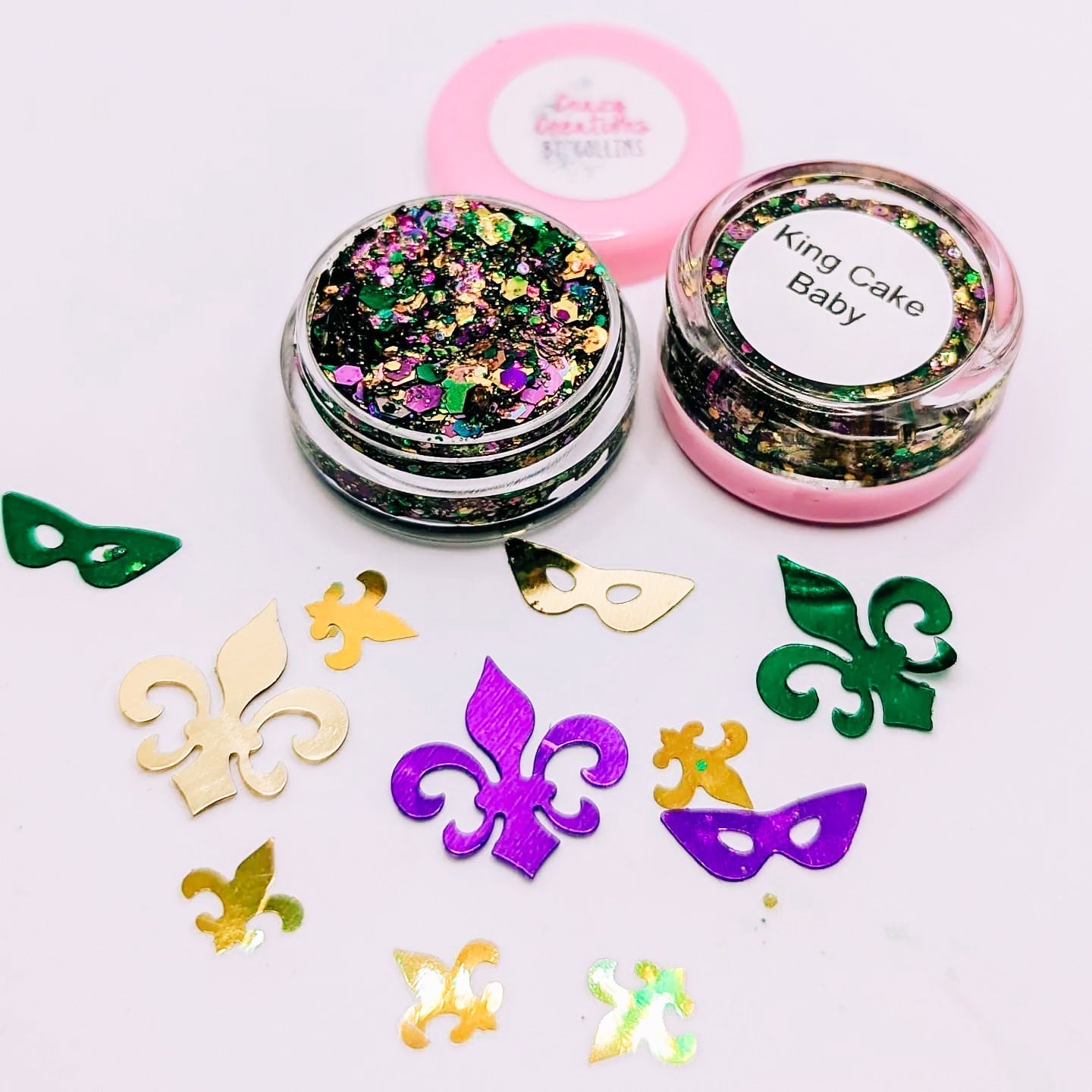 King Cake Glitter Gel-Glitters-Dear Me Southern Boutique, located in DeRidder, Louisiana