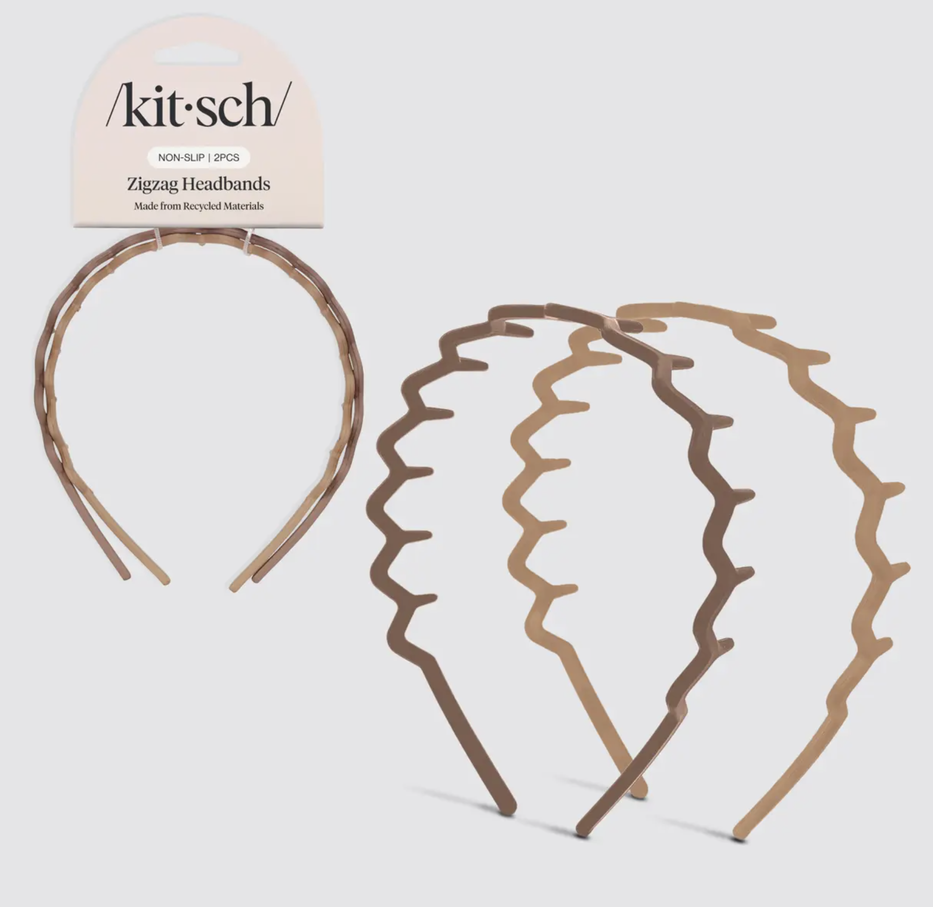 Kitsch Zigzag Headband 2 Pack-Headbands-Dear Me Southern Boutique, located in DeRidder, Louisiana