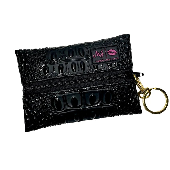 LIVE BOX- Black Bubble Alligator-Makeup Bags-Dear Me Southern Boutique, located in DeRidder, Louisiana