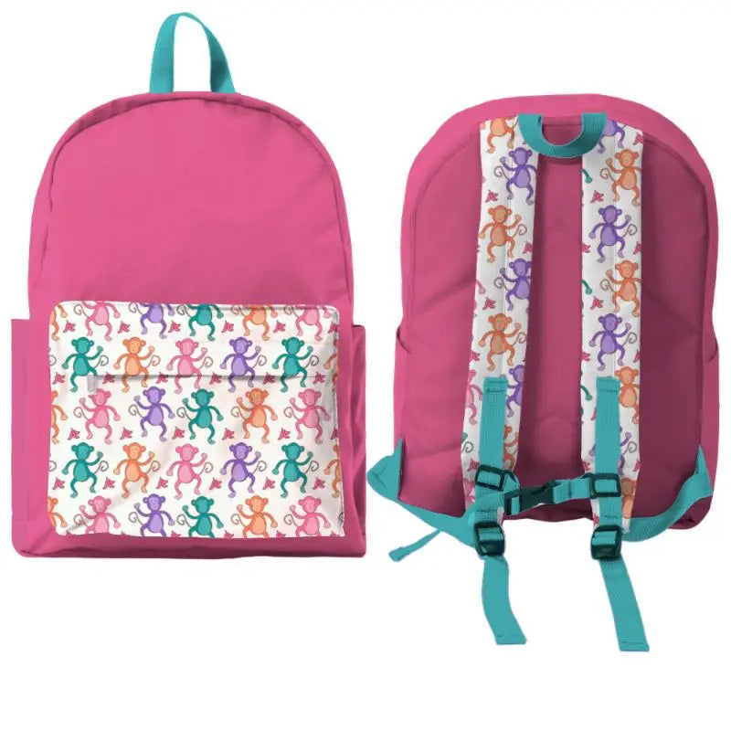 LOT #202 - Monkey Mischief Backpack-Dear Me Southern Boutique, located in DeRidder, Louisiana