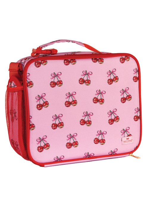 LOT #203 - Cherry Bow Lunch Box-Lunch Bags-Dear Me Southern Boutique, located in DeRidder, Louisiana
