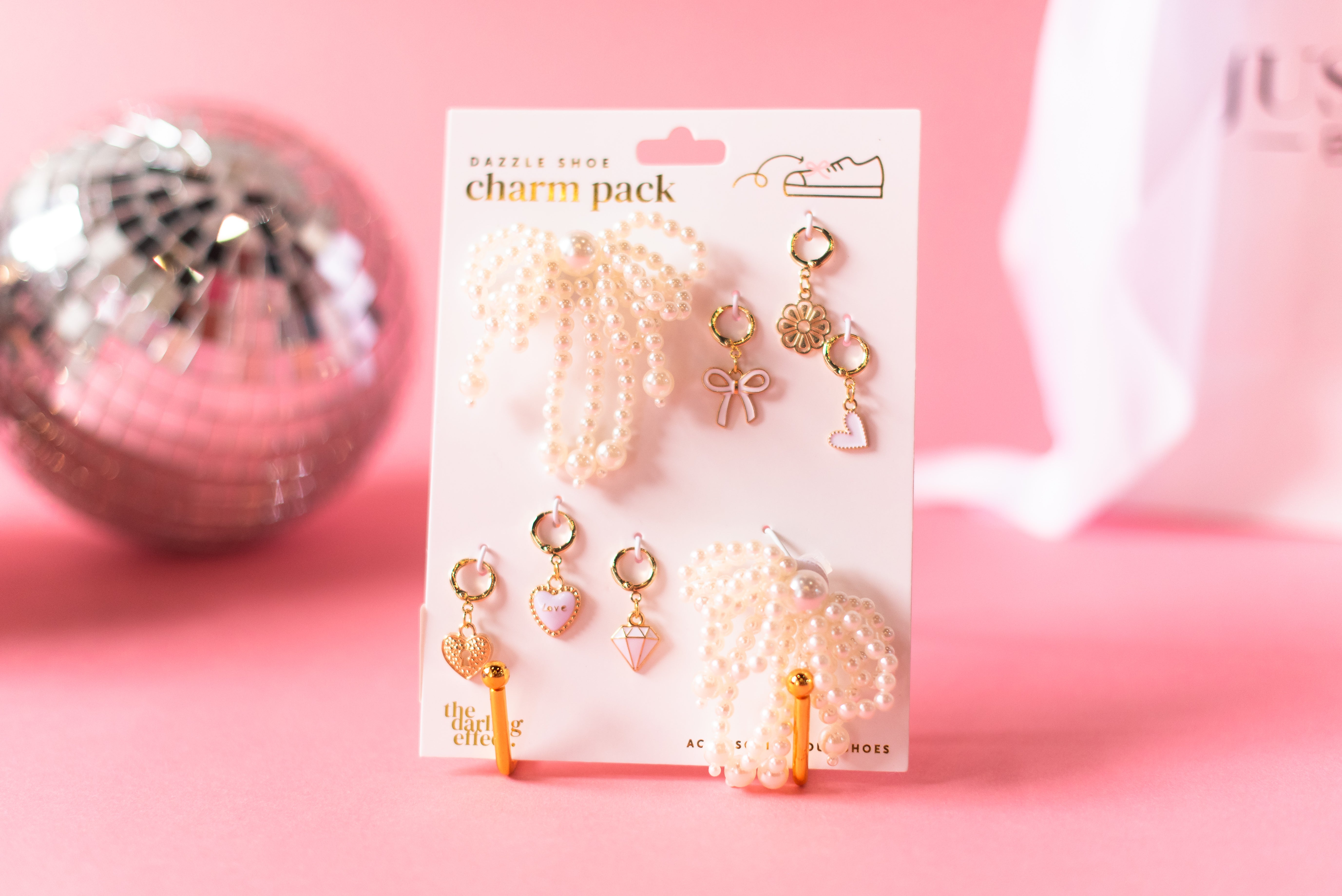 LOT #212 - Dazzle Shoe Charm Pack- Pretty in Pearl-JAG Shoes-Dear Me Southern Boutique, located in DeRidder, Louisiana