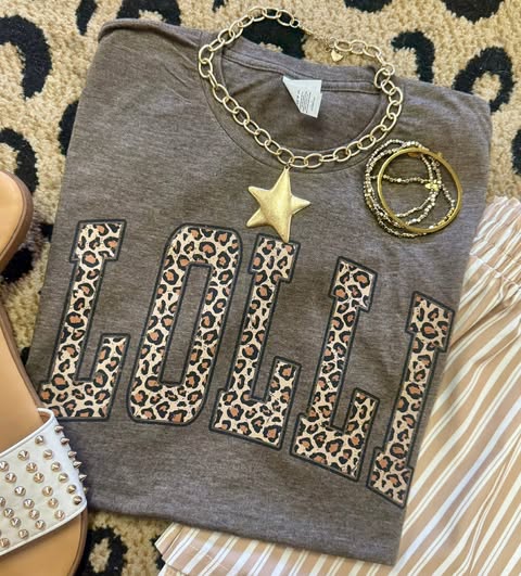 Leopard Legacy Title Tee-Dear Me Southern Boutique, located in DeRidder, Louisiana