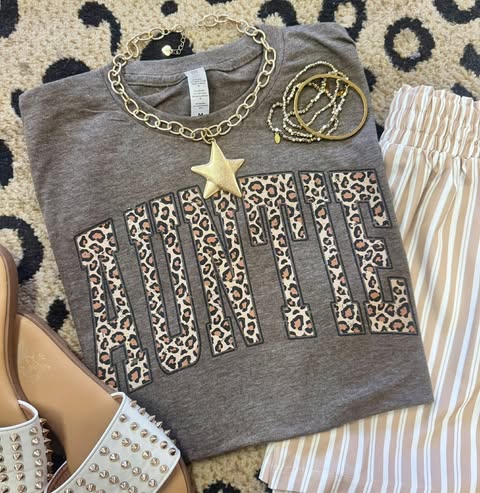 Leopard Legacy Title Tee-Dear Me Southern Boutique, located in DeRidder, Louisiana