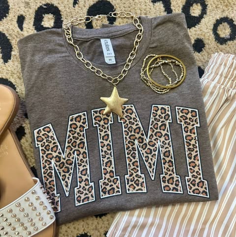 Leopard Legacy Title Tee-Dear Me Southern Boutique, located in DeRidder, Louisiana