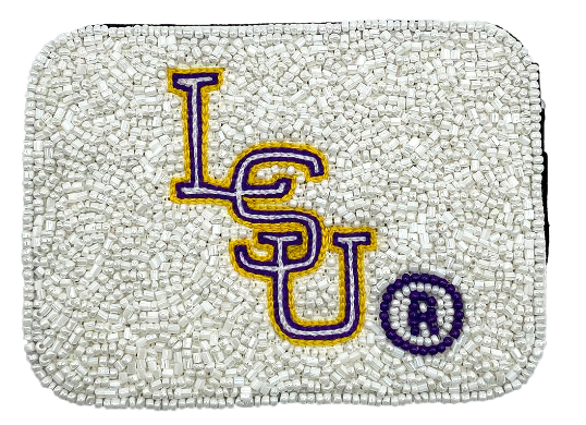 LSU Credit Card Holder-Gifts-Dear Me Southern Boutique, located in DeRidder, Louisiana