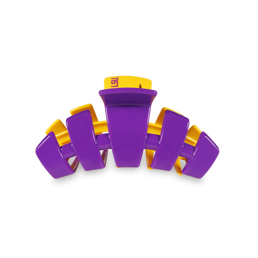 LSU Hair Clip - Small-Game Day-Dear Me Southern Boutique, located in DeRidder, Louisiana