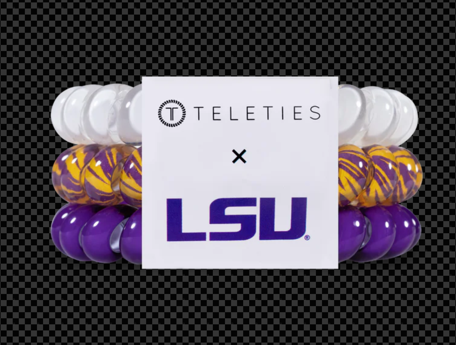 LSU Large Teleties-Game Day-Dear Me Southern Boutique, located in DeRidder, Louisiana