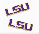 LSU Tigers Enamel Stud Earrings-Game Day-Dear Me Southern Boutique, located in DeRidder, Louisiana