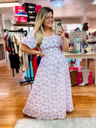 Lady Violet Midi Dress-Midi Dresses-Dear Me Southern Boutique, located in DeRidder, Louisiana