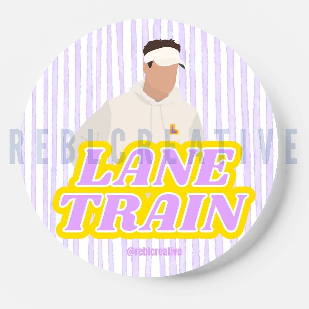 Lane Train - Game Day Button 3”-Dear Me Southern Boutique, located in DeRidder, Louisiana