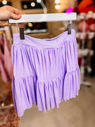 Lavender Active Tulle Skort-JAG Skorts-Dear Me Southern Boutique, located in DeRidder, Louisiana