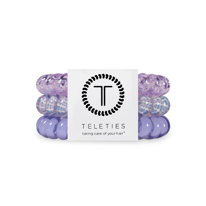 Lavender Mist Large Teleties-Mixed Hair Ties-Dear Me Southern Boutique, located in DeRidder, Louisiana