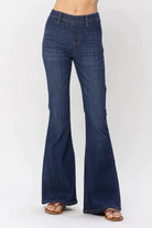 Lazy Girl Judy Blue Flares-Jeans-Dear Me Southern Boutique, located in DeRidder, Louisiana