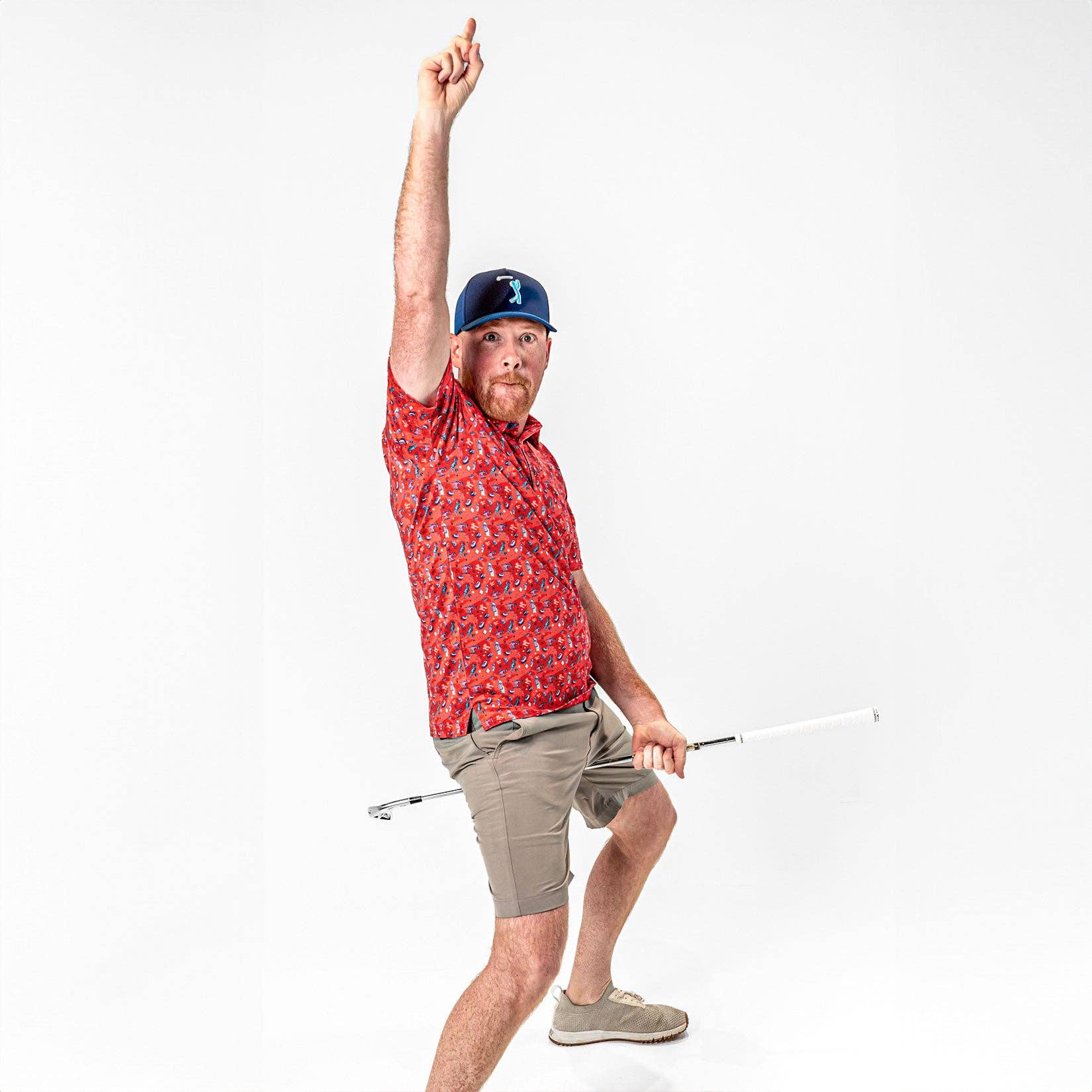 Leggy Liberty Polo-Tops-Dear Me Southern Boutique, located in DeRidder, Louisiana