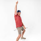 Leggy Liberty Polo-Tops-Dear Me Southern Boutique, located in DeRidder, Louisiana