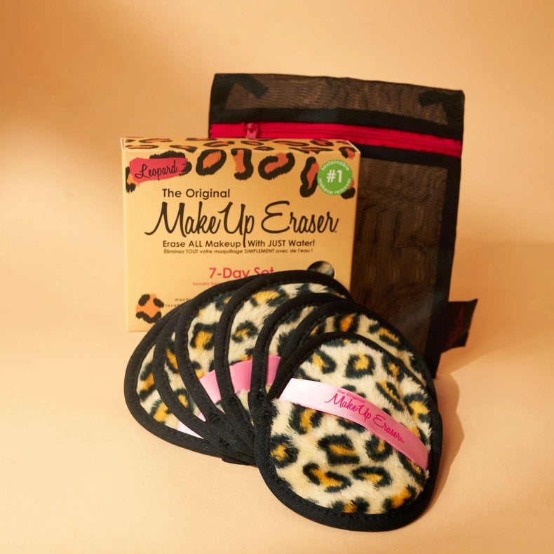 Leopard 7-Day Set Makeup Eraser-Apparel & Accessories-Dear Me Southern Boutique, located in DeRidder, Louisiana