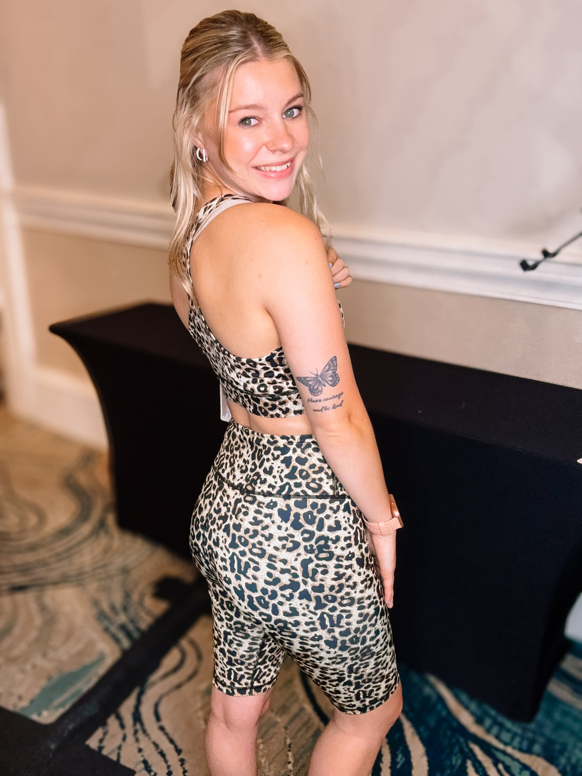 Leopard Athletic Set-Loungewear/Pajamas-Dear Me Southern Boutique, located in DeRidder, Louisiana