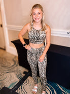 Leopard Athletic Set-Loungewear/Pajamas-Dear Me Southern Boutique, located in DeRidder, Louisiana